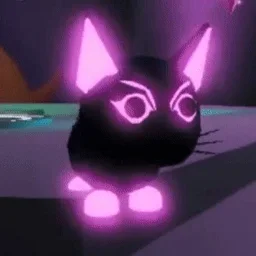 Mega Neon Abyssinian Cat in game