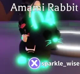 Mega Neon Amami Rabbit in game