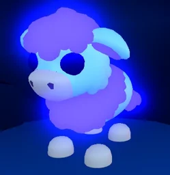 Mega Neon Angus Cow in game