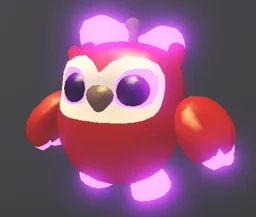 Mega Neon Apple Owl in game