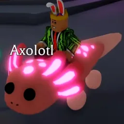 Mega Neon Axolotl in game