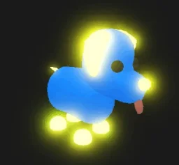 Mega Neon Blue Dog in game