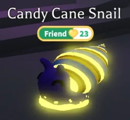 Mega Neon Candy Cane Snail in game