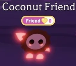 Mega Neon Coconut Friend in game