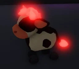 Mega Neon Cow Calf in game