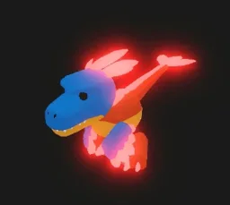 Mega Neon Deinonychus in game