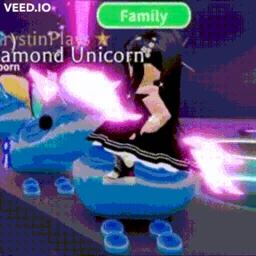 Mega Neon Diamond Unicorn in game