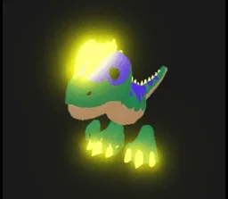 Dilophosaurus Mega Neon en el juego