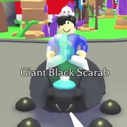 Giant Black Scarab Mega Neon di game