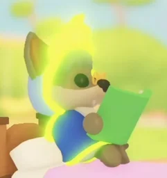 Mega Neon Granny Wolf in game