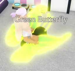 Green Butterfly Mega Neon no jogo