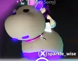 Mega Neon Hippo in game