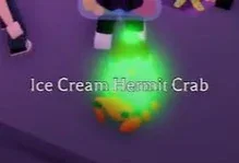 Mega Neon Ice Cream Hermit Crab in game