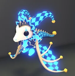 Jester Dragon Mega Neon en el juego
