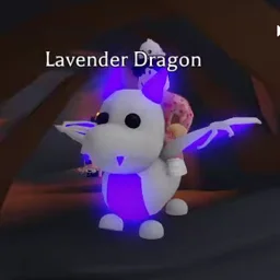 Mega Neon Lavender Dragon in game