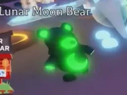 Mega Neon Lunar Moon Bear in game