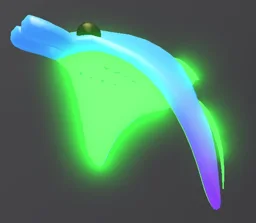 Mega Neon Manta Ray in game