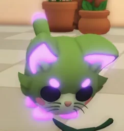 Mega Neon Matcha Cat in game