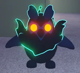 Mega Neon Nightmare Owl in game