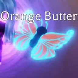 Mega Neon Orange Butterfly in game