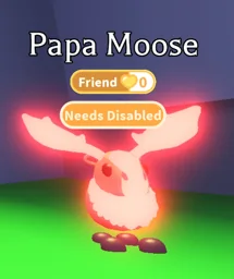 Mega Neon Papa Moose in game