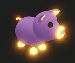 Mega Neon Pig in game