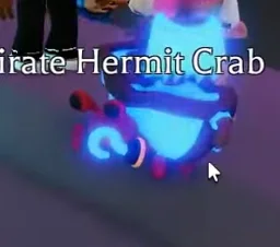 Pirate Hermit Crab Mega Neon no jogo