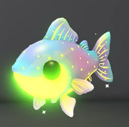 Mega Neon Rainbow Trout in game