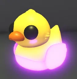 Mega Neon Rubber Ducky in game