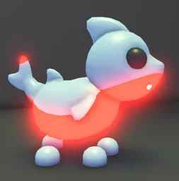 Mega Neon Shark Puppy in game