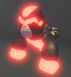 Mega Neon Silverback Gorilla in game