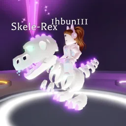 Skele-Rex Mega Neon no jogo
