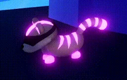 Mega Neon Sneak Weasel in game