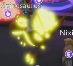 Spinosaurus Mega Neon no jogo