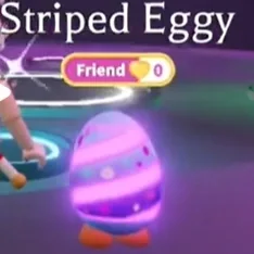 Mega Neon Striped Eggy in game