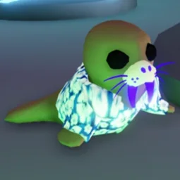 Mega Neon Summer Walrus in game