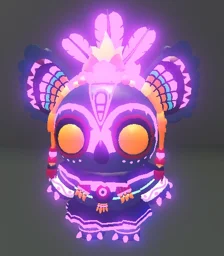 Temple Friend Mega Neon di game