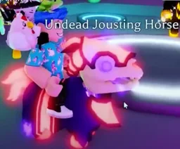 Undead Jousting Horse Mega Neon en el juego