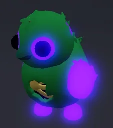 Mega Neon Zombie Chick in game