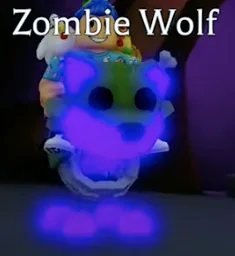 Mega Neon Zombie Wolf in game