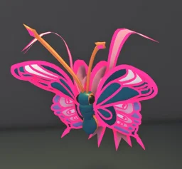 Neon 2026 Birthday Butterfly in game