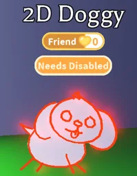 Neon 2D Doggy in game