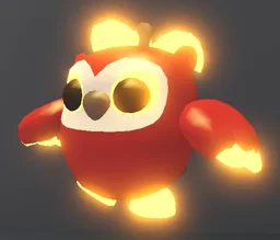 Neon Apple Owl in game
