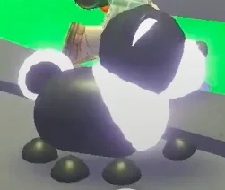 Neon Black Chow-Chow in game