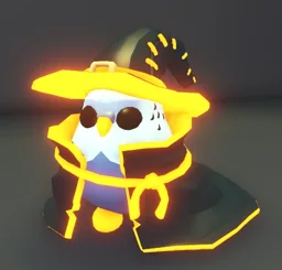Neon Budgie Witch in game