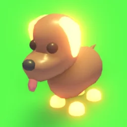 Neon Chocolate Labrador in game