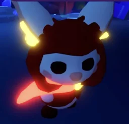 Neon Crimson Cape in game