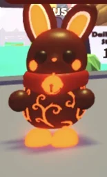 Neon Dark Choccybunny in game