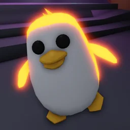Neon Golden Penguin in game