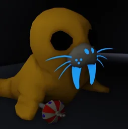 Golden Walrus Neon no jogo